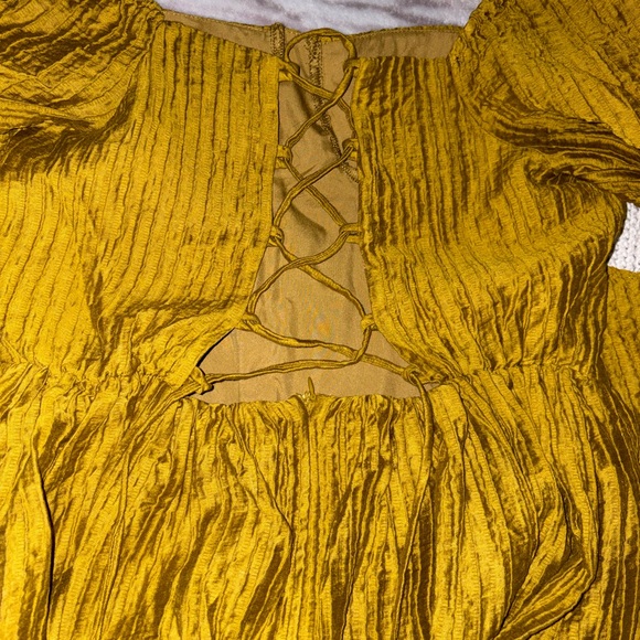 Elegant Olive Green Dress - Picture 6 of 6